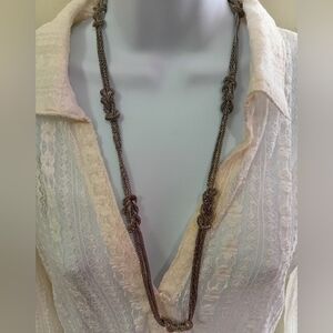 Elegant Silver-Tone Necklace